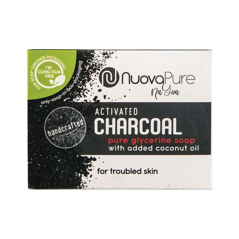 GLYCERINE SOAP 100G ACT/CARCOAL