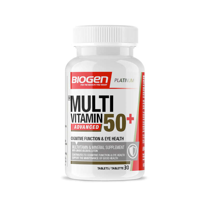 BIOGEN MULTIVITAMIN 50+ ADVANCE TABS 30