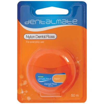 DENTALMATE FLOSS NYLON MINT 50M