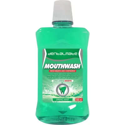 DENTALMATE MWASH 500ML SPRING MINT