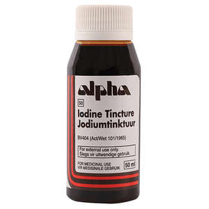 IODINE TINCT 50ML ALPHA