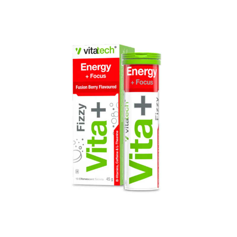 VITATECH ENERGY + FOCUS EFF 10 F/BERRY