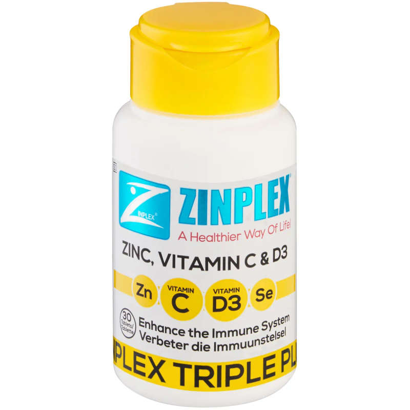ZINPLEX TRIPLE PLUS VEGGI CAPS 30