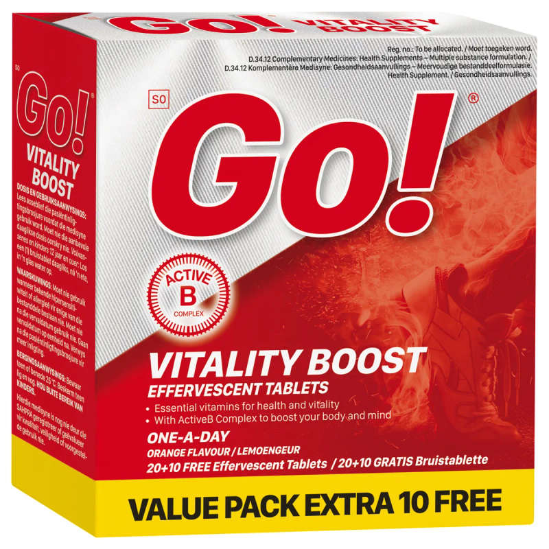 GO VITALITY BOOST EFF TABS 20 VP
