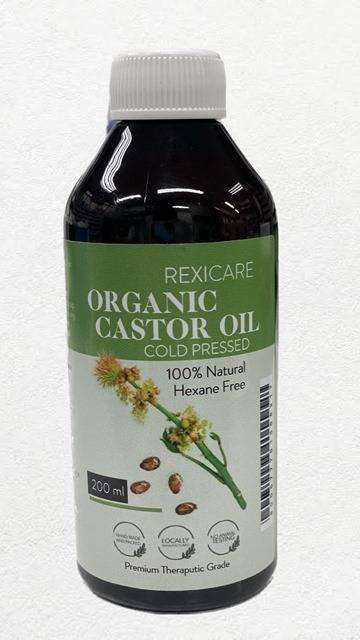 ORGANIC CASTOR OIL 200ML REXI