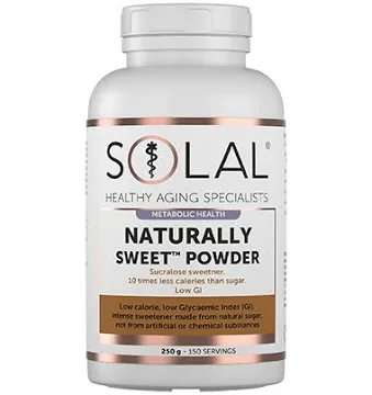 SOLAL NATURALLY SWEET PWDR  250G