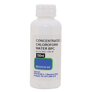 CHLOROFORM WATER CONC 100ML MEDICOLAB