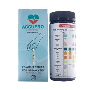 URINE ANALYSIS TEST STRIPS ACCUPRO 100'S