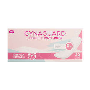 GYNA GUARD PANTYLINERS FRAGRANCE FREE 20