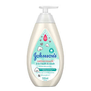 J&J COTTON TOUCH 2IN1 BATH & WASH 500ML