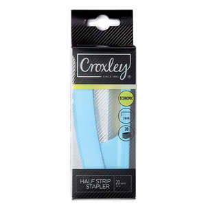 CROXLEY STAPLER HALF ECONOMY BLUE