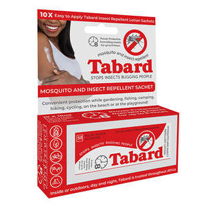 TABARD MOSQUITO & INSECT REPEL SACH 10
