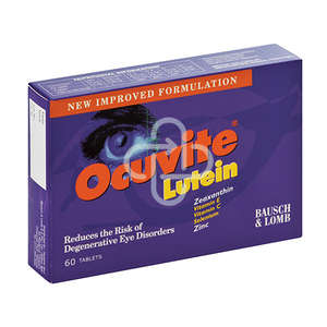 OCUVITE LUTEIN 60 TABLETS