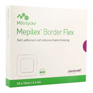 MEPILEX BORDER FLEX 10CM X 10CM 1
