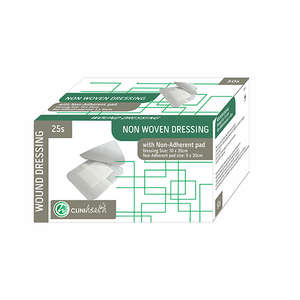 DRESS NON WOVEN & PAD CLINIH 10x35CM 25~