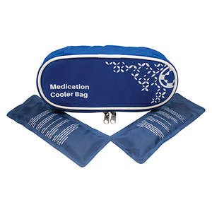MEDICATION COOLER BAG+2 REUSABLE ICE PK