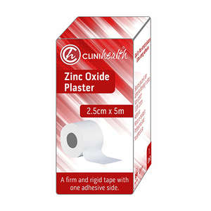 ZINC OXIDE PLASTER TAPE CLINIHE 2.5X5M 1