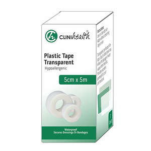 TRANSPARENT TAPE 5CMX5M CLINIHEALTH 1