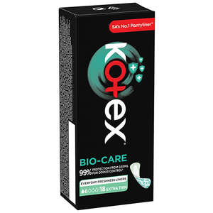 KOTEX BIO-CARE LINERS 18