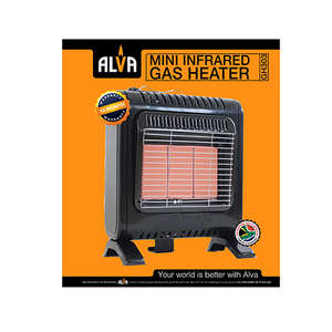 ALVA 3 PANEL INDOOR GAS HEATER SMALL