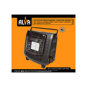 ALVA OUTDOOR BUTANE CANISTER MINI HEATER