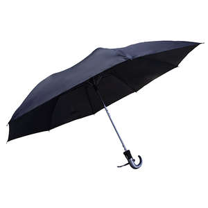 UMBLELLA 2-FOLD HOOK HANDLE AU-16 -BLACK