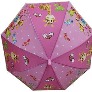 UMBRELLA KIDS 2007B GIRAFFEE - PINK