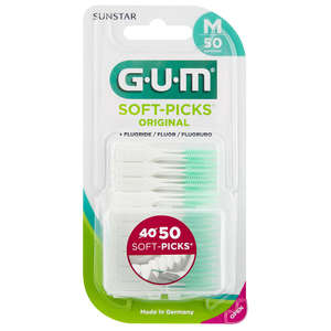 GUM SOFT PICKS ORIGINAL - MEDIUM 50PC
