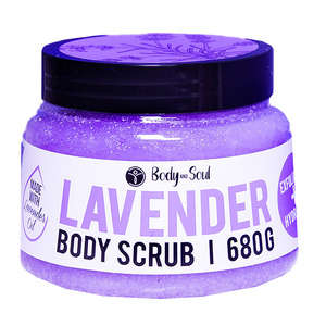 BODY & SOUL LAVENDER SCRUB 680G