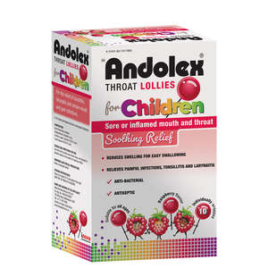 ANDOLEX THROAT LOLLIES 10's