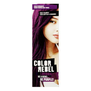 COLOUR REBEL HAIR TONER PURPLE 100ML