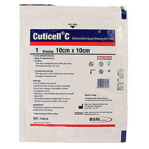 CUTICELL C STERILE 10X10CM 10~