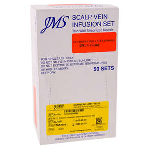 SCALP VEIN 25G INTERM 9CM SSEM 50~