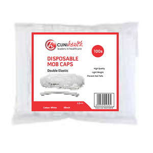 MOP CAPS WHITE CLINIHEALTH 100`s
