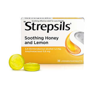 STREPSILS HONEY&LEMON 36 LOZENGES