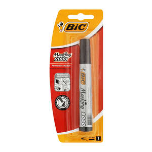 BIC 2000 PERMANENT MARKER BULLET BLACK