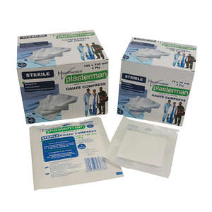 GAUZE 100X100X4PLY HEALTHEASE 20X5~