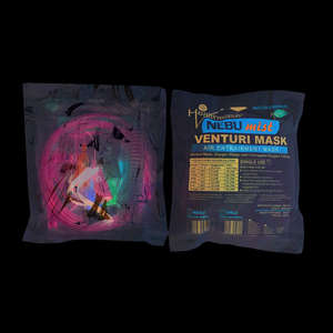 MASK OXYGEN VENTURI 6 DILUTERS ADULT 1