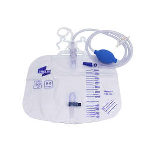 URINE BAG 4L SAMPLE PORT & IRR BULB 1