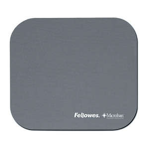 FELLOWES MOUSEPAD SILVER WITH MICROBAN 1
