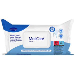 MOLICARE SKIN MOIST CARE TISSUE 50's