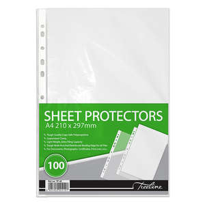 A4 FILING POCKETS 40MIC TREELINE 100~