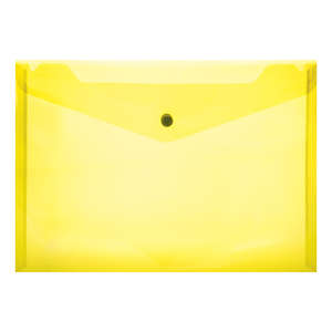 A4 PVC FOLDER WITH STUD YELLO 180MIC 12~