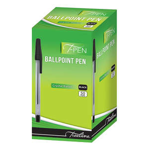 T-PEN BLACK CRYSTAL BALLPOINT PEN 50~