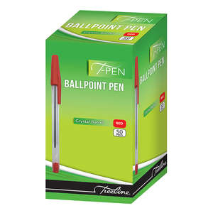 T-PEN RED CRYSTAL BALLPOINT PEN 50~
