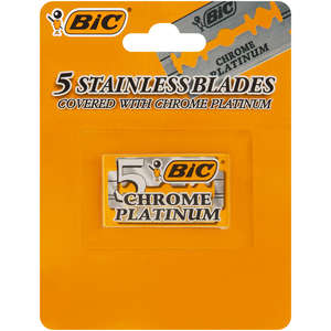 BIC DOUBLE EDGE BLADE BLISTER 1X5