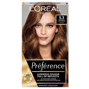 LOREAL PREFERENCE GOLDEN BROWN 5.3 268ML