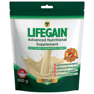 LIFEGAIN VANILLA POUCH 500G