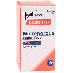 PAPER TAPE 7.5CM X 5M HEALTHEASE 6's