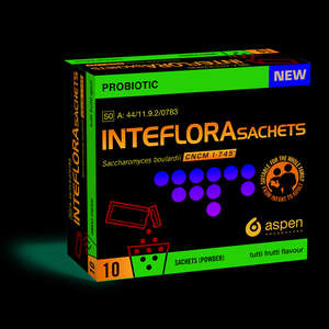 INTEFLORA SACHETS 250MG 10
